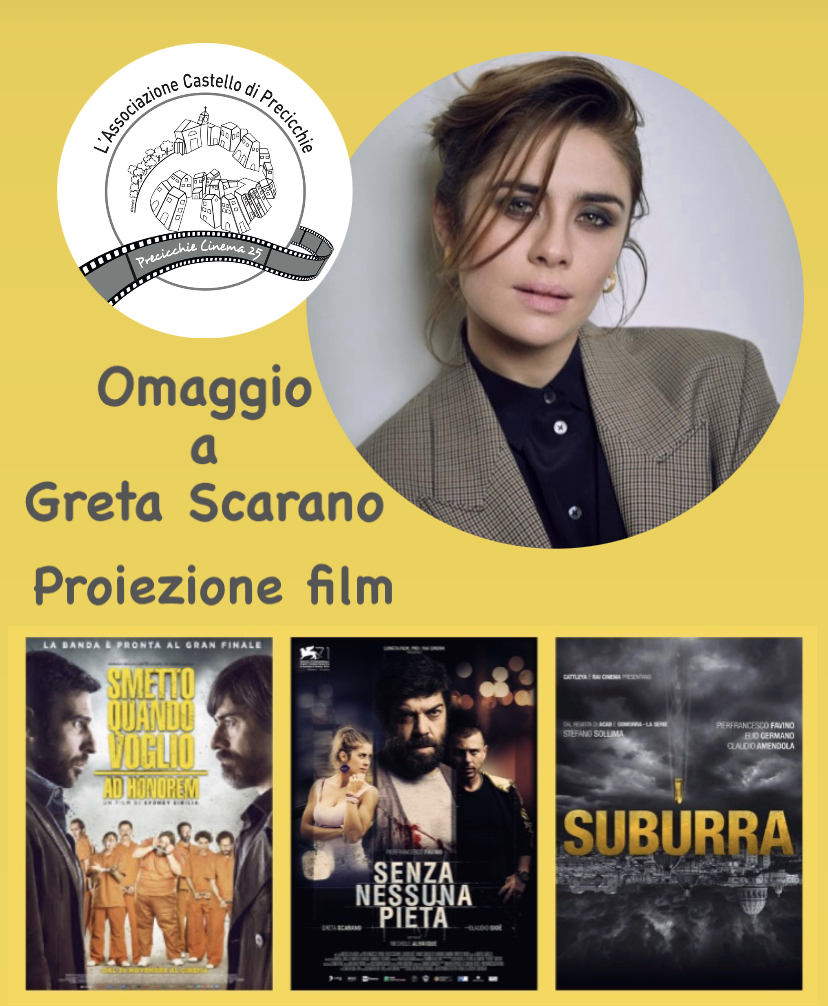 Omaggio a Greta Scarano Proiezione Film 